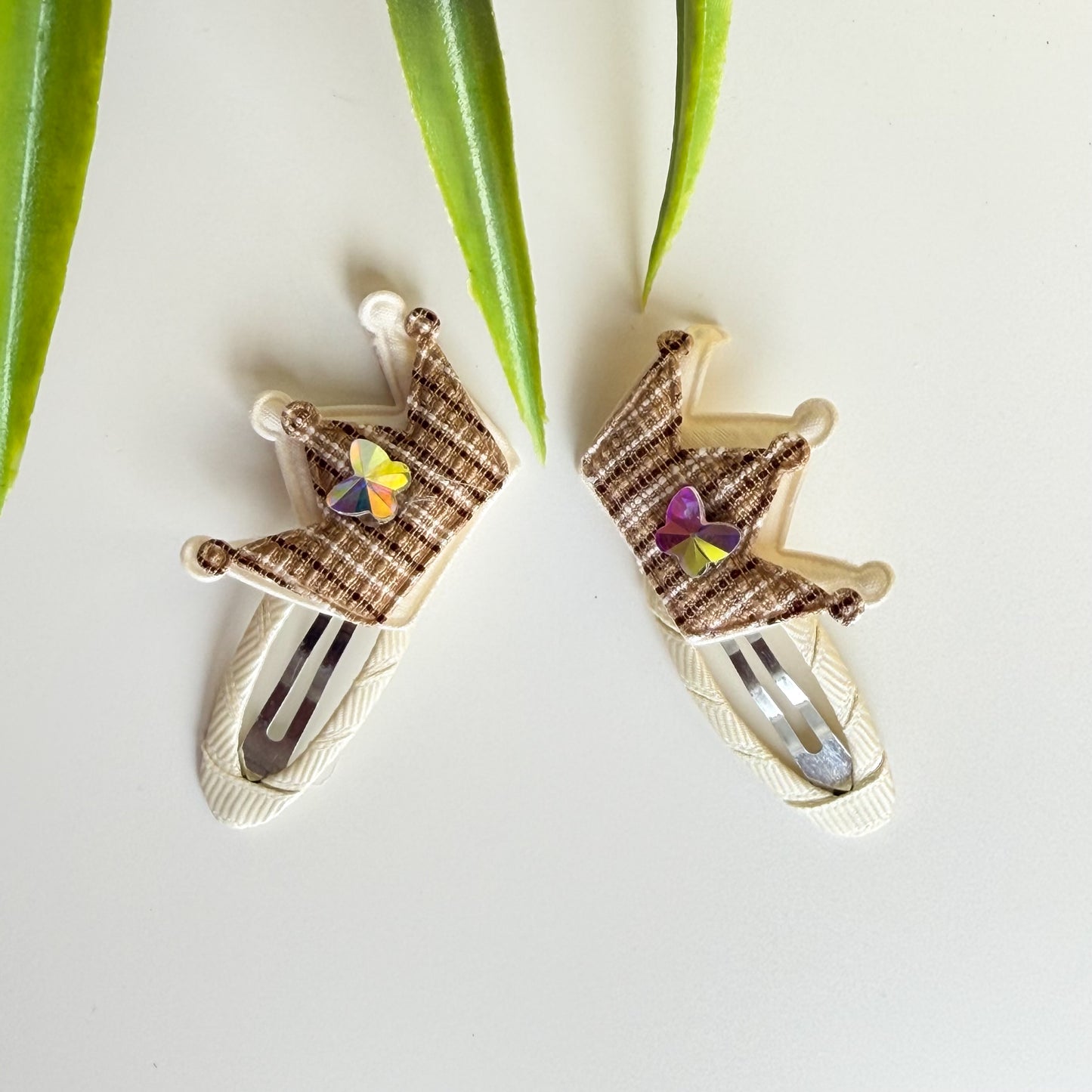 Princess Crown Hair Clips(set of 2 hair clips)