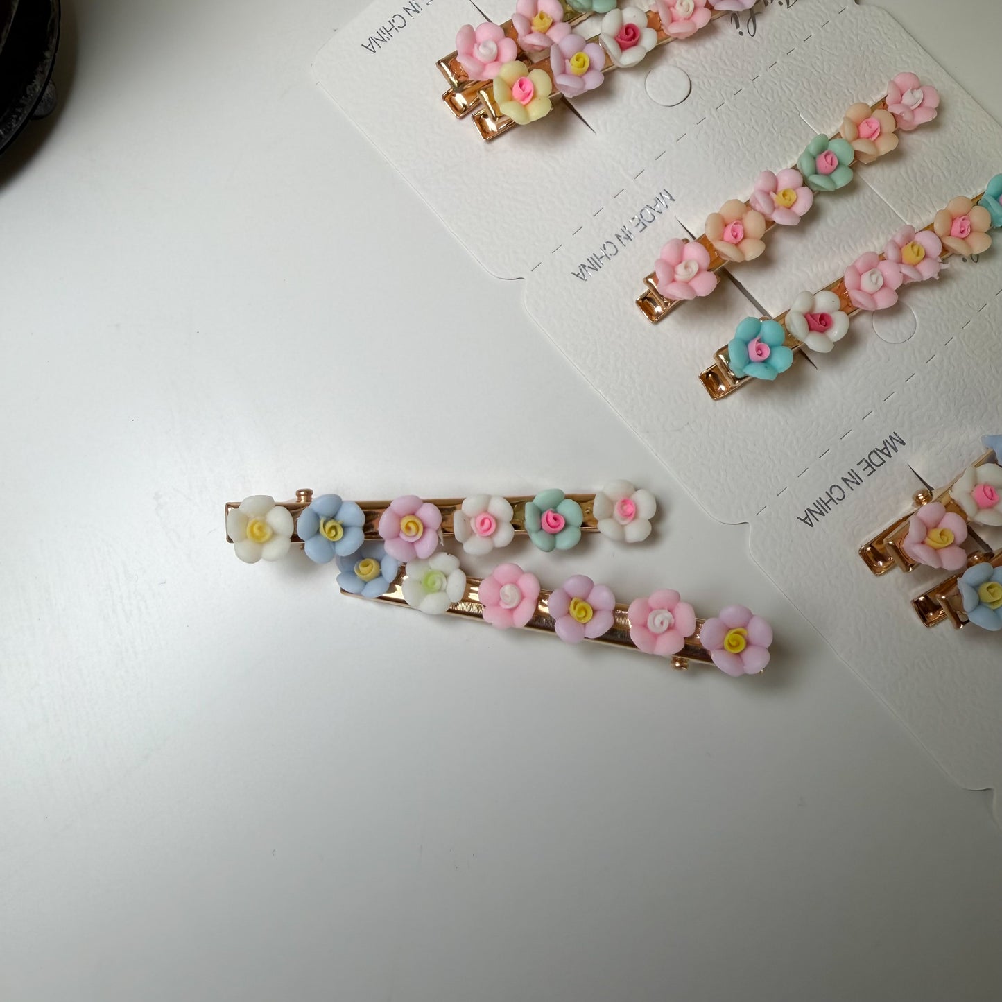 Pastel Floral Hair Clips πΈ