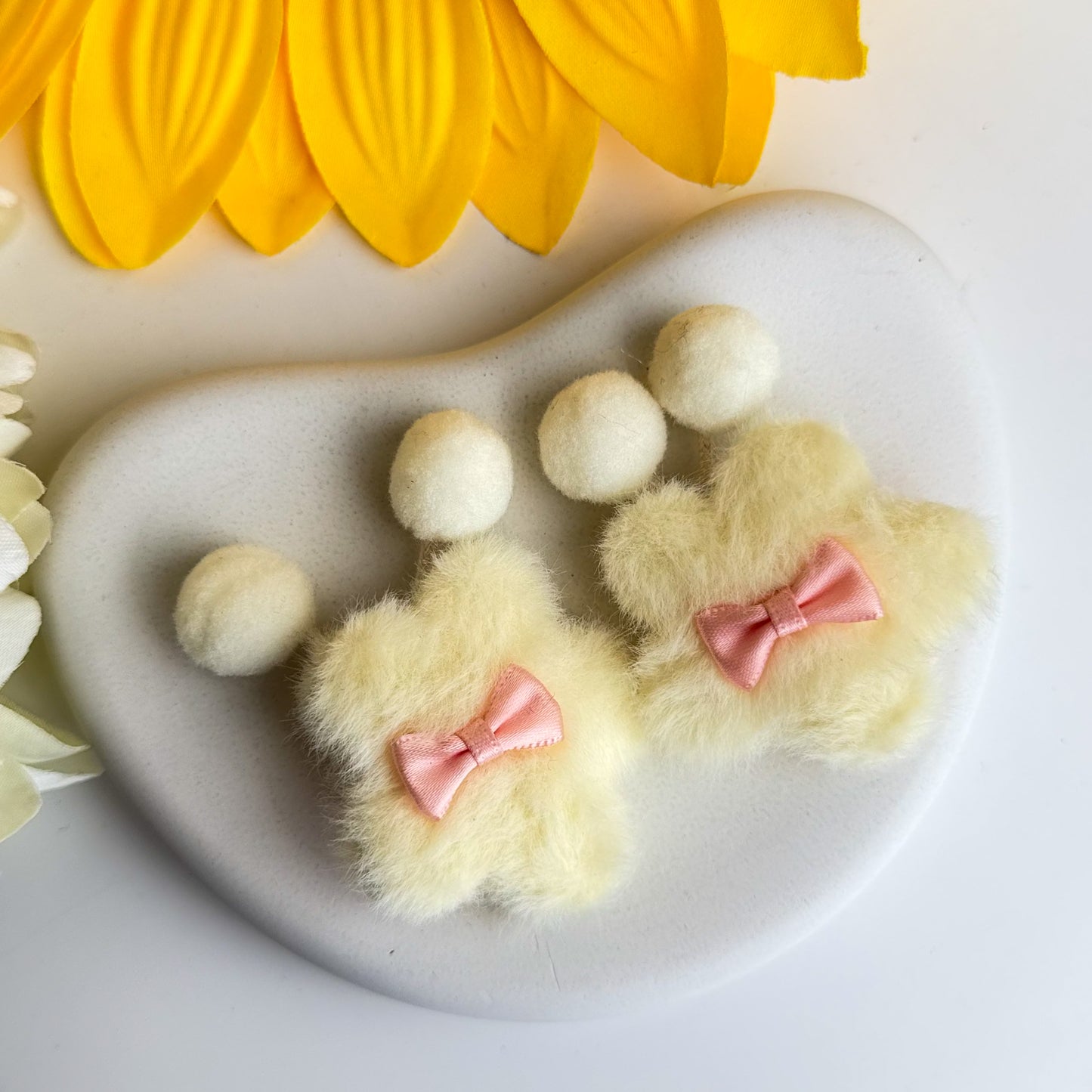Cloud Bow Clip Set