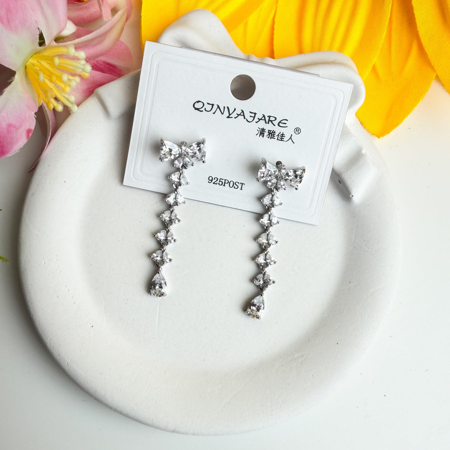 Crystal Bow Cascade Drops
