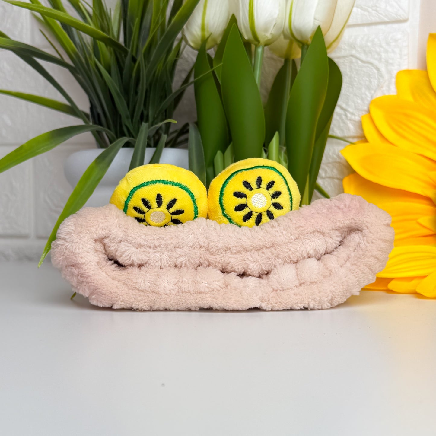 Kiwi Plush Spa Headband 🥝