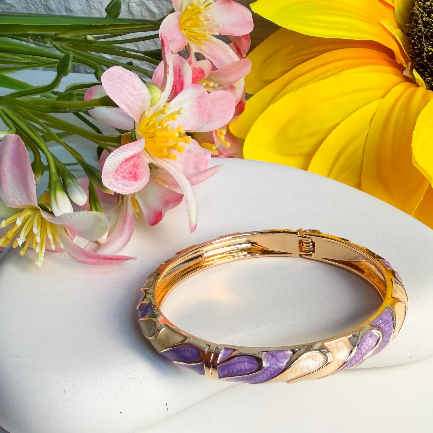 💜 Vintage Lavender Bracelet ✨