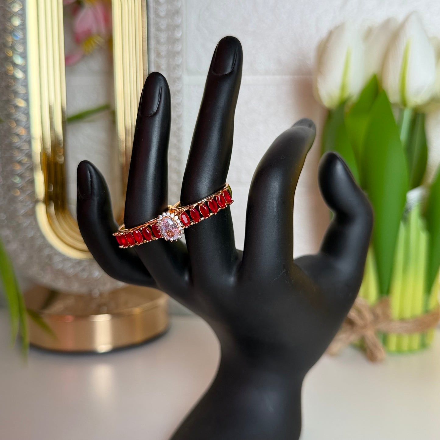 Royal Double Finger Ring
