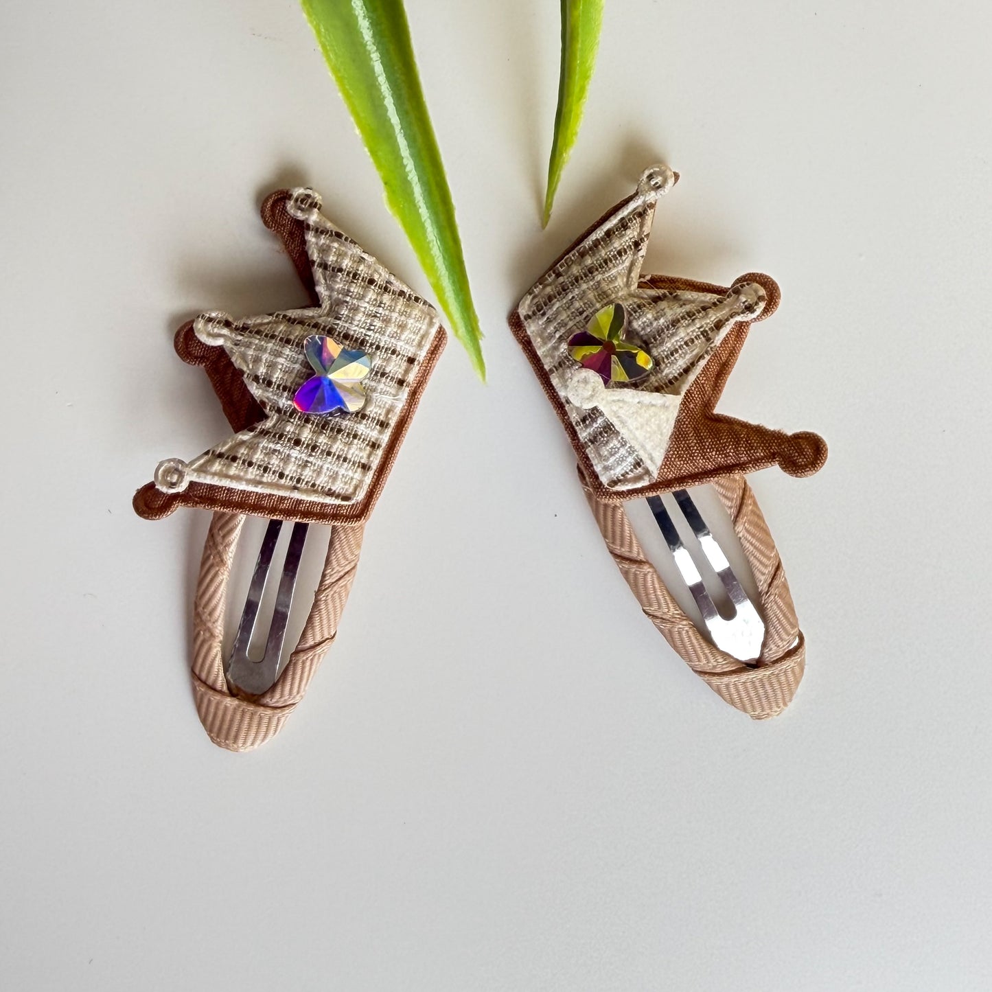 Princess Crown Hair Clips(set of 2 hair clips)