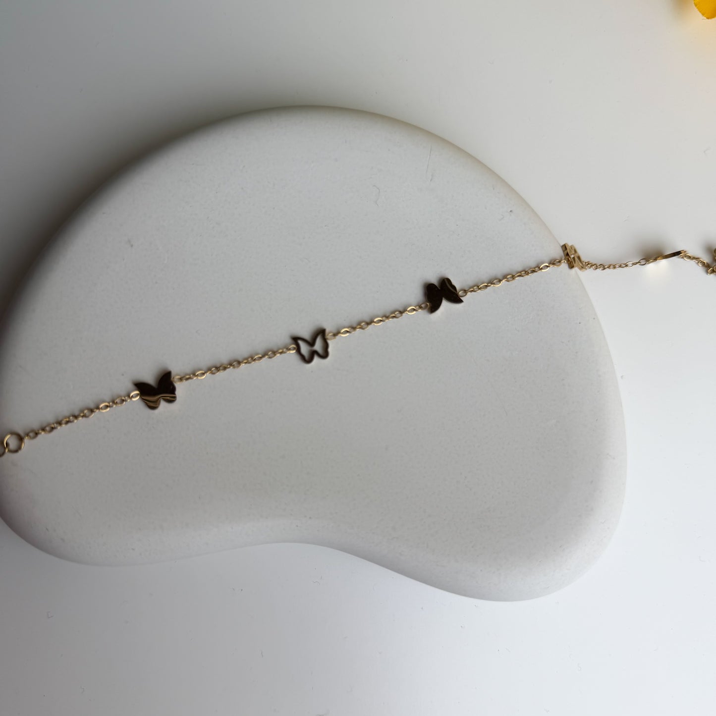 Minimal Butterfly Anklet 🦋