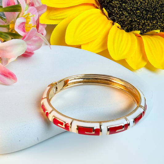 Vintage Ruby Gold Bracelet ✨