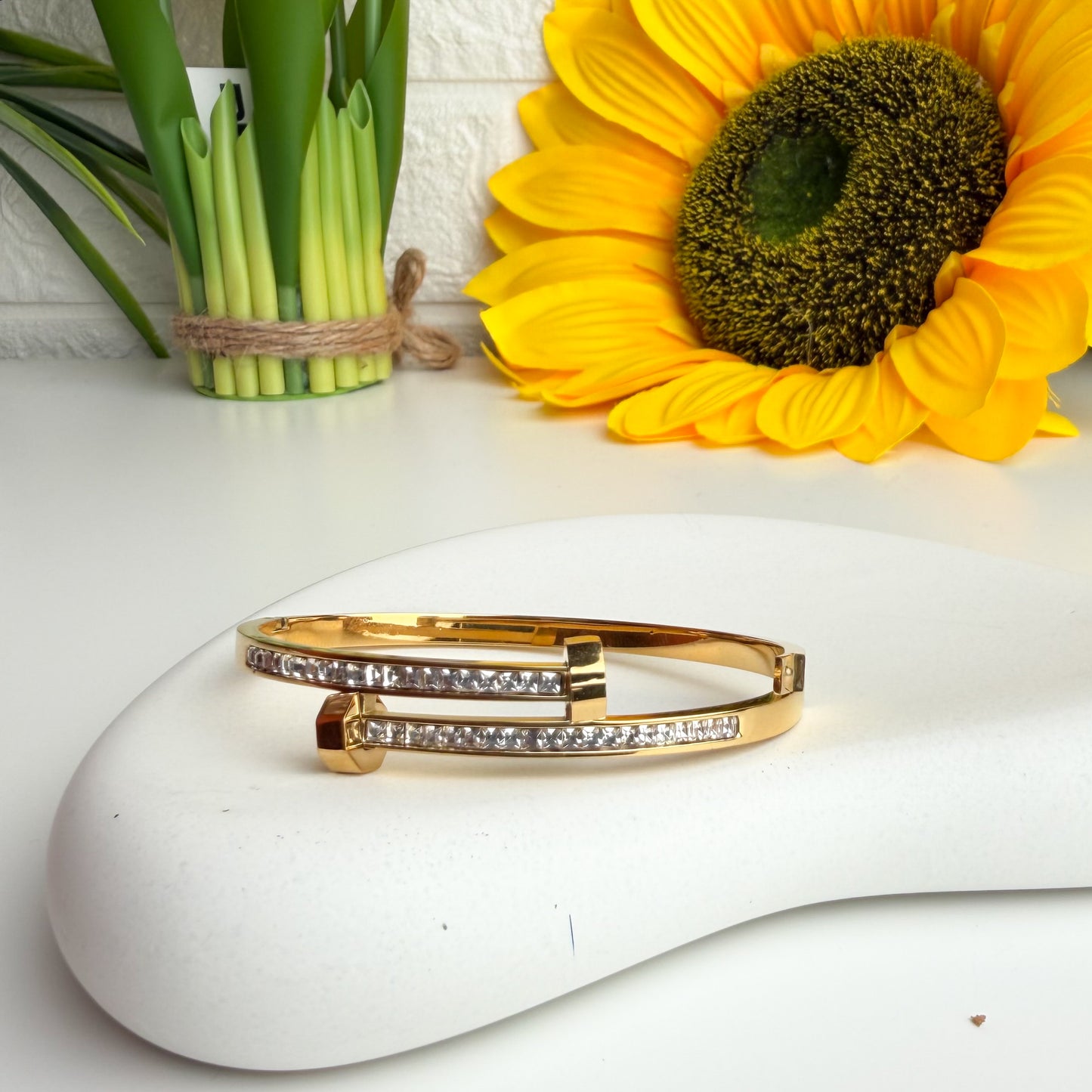 Golden Twist Cuff