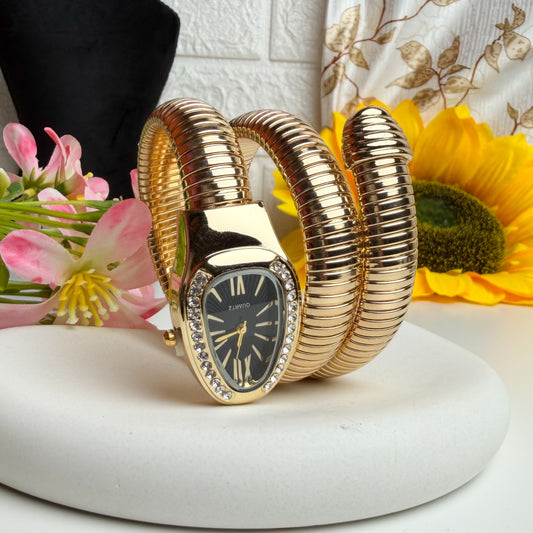 👑 Royal Gold Watch Bracelet