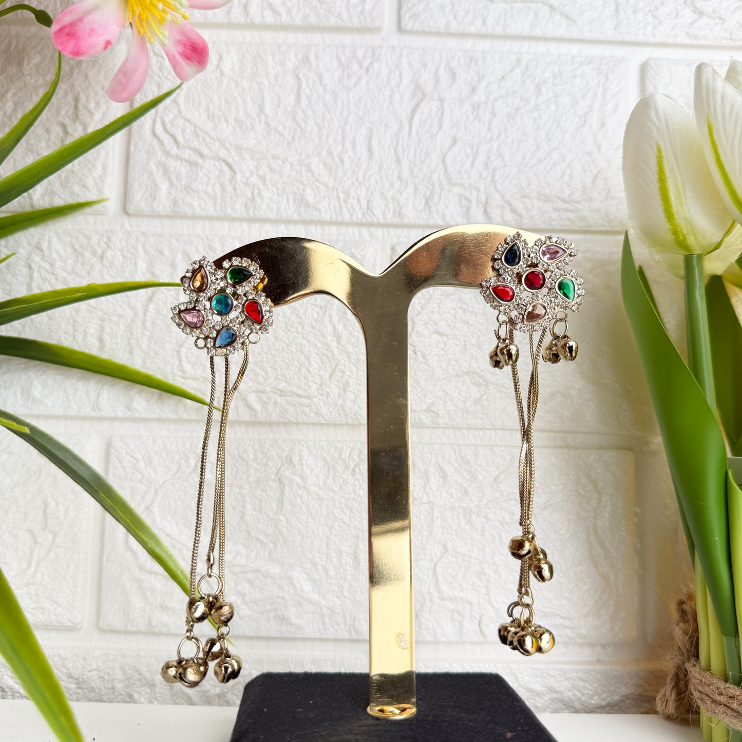 Color Bloom Kashmiri jhumka