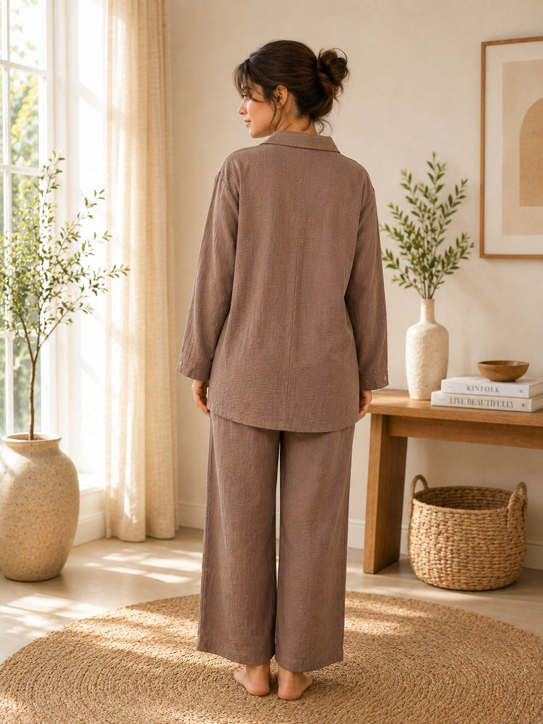 Mocha Relaxed Co-Ord Set