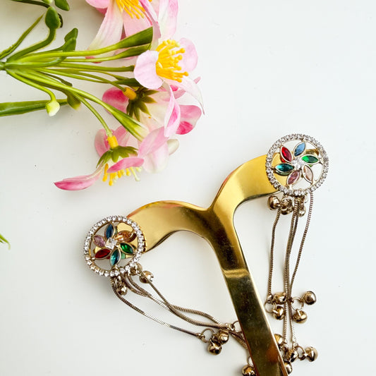Floral Drop Jhumka