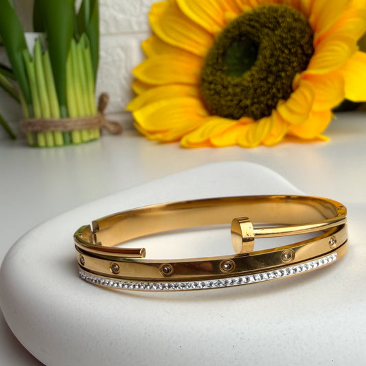 Golden Nail cuff